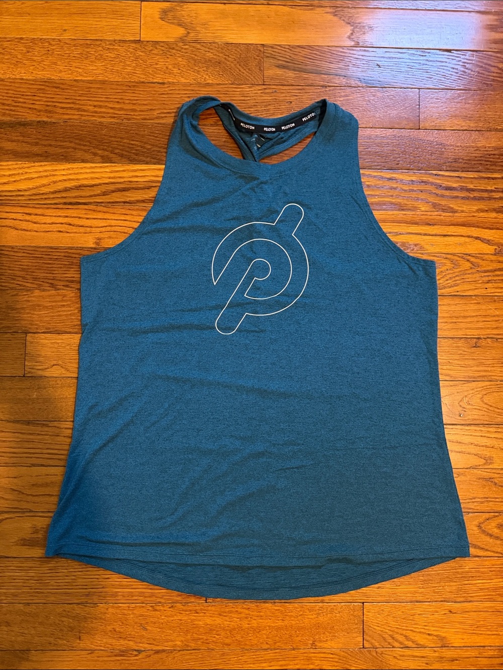 Peloton Teal Racerback Performance Tank